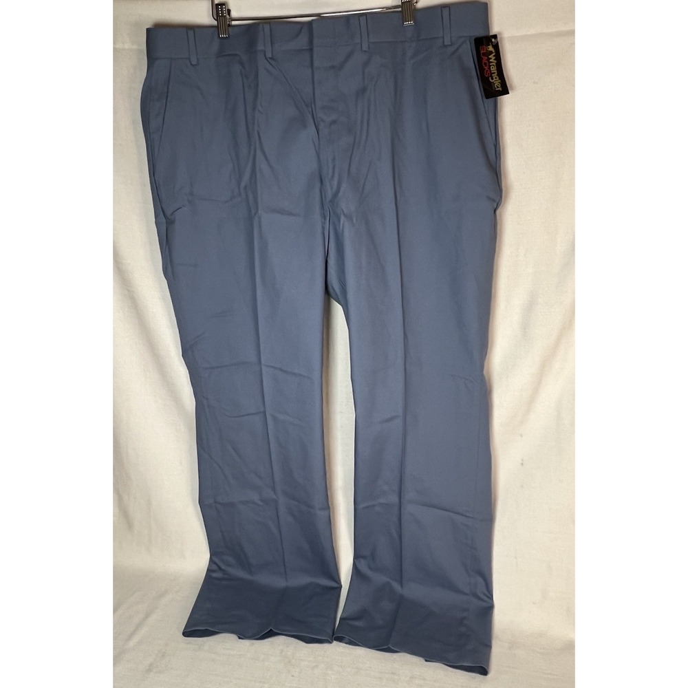 Mens 44"x 33 Wrangler Slacks Light Blue New With Tags Vintage Read!
